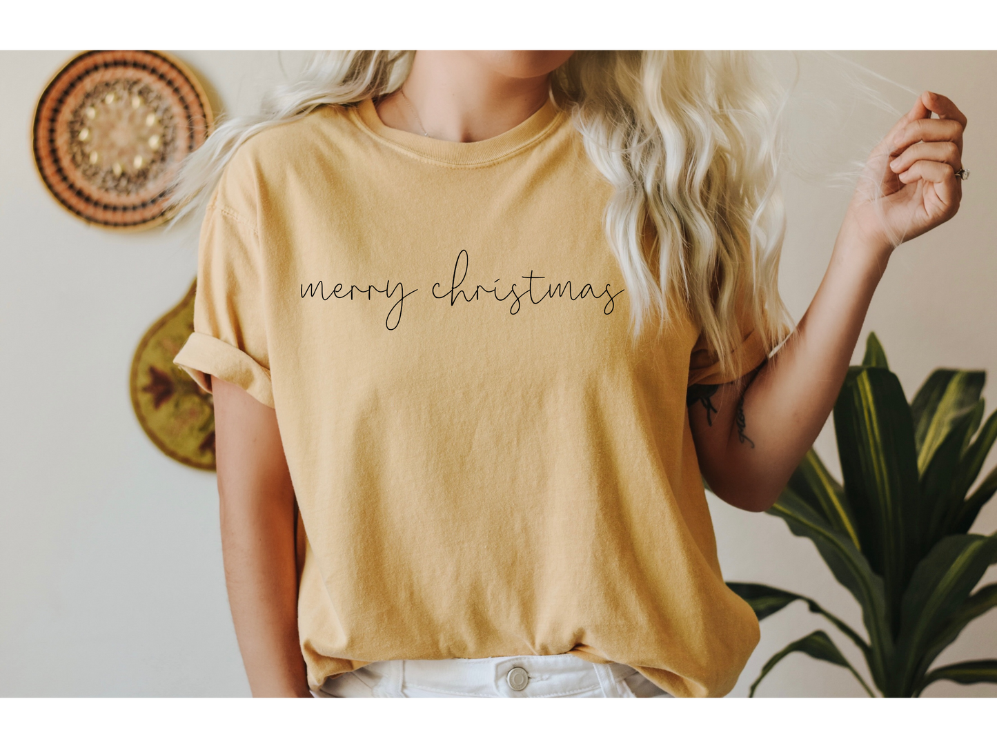 Comfort Colors Shirt, Merry Christmas Shirt, Holiday Tee, Fun Holiday Tee Shirt, Merry Shirt, Christmas Comfort Colors Shirt